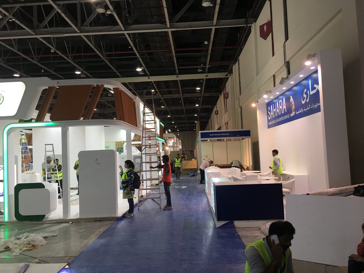 Andrew_Furnware's tweet photo. Getting ready for GESS come see our stand which is well underway with initial set up! #GESS2018 #Furnware https://t.co/JFFeEU5uhK