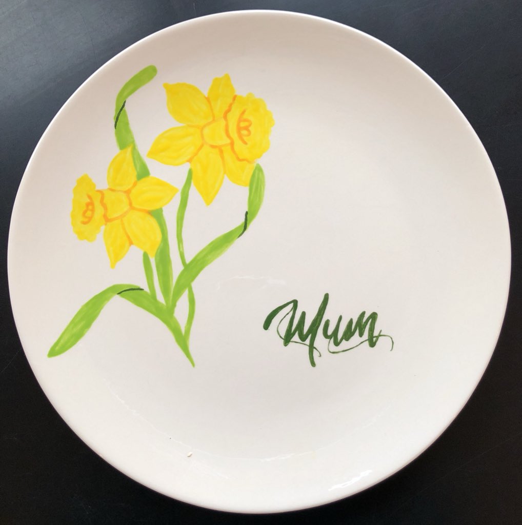 PotteryParade's tweet photo. Someone’s ready for Mother’s Day on Sunday 11th March... are you? With items turned around in a week there’s still plenty of time to paint something special. Lots of lovely items in stock.  #GREENWICH #mummy https://t.co/SBjcWokr3h