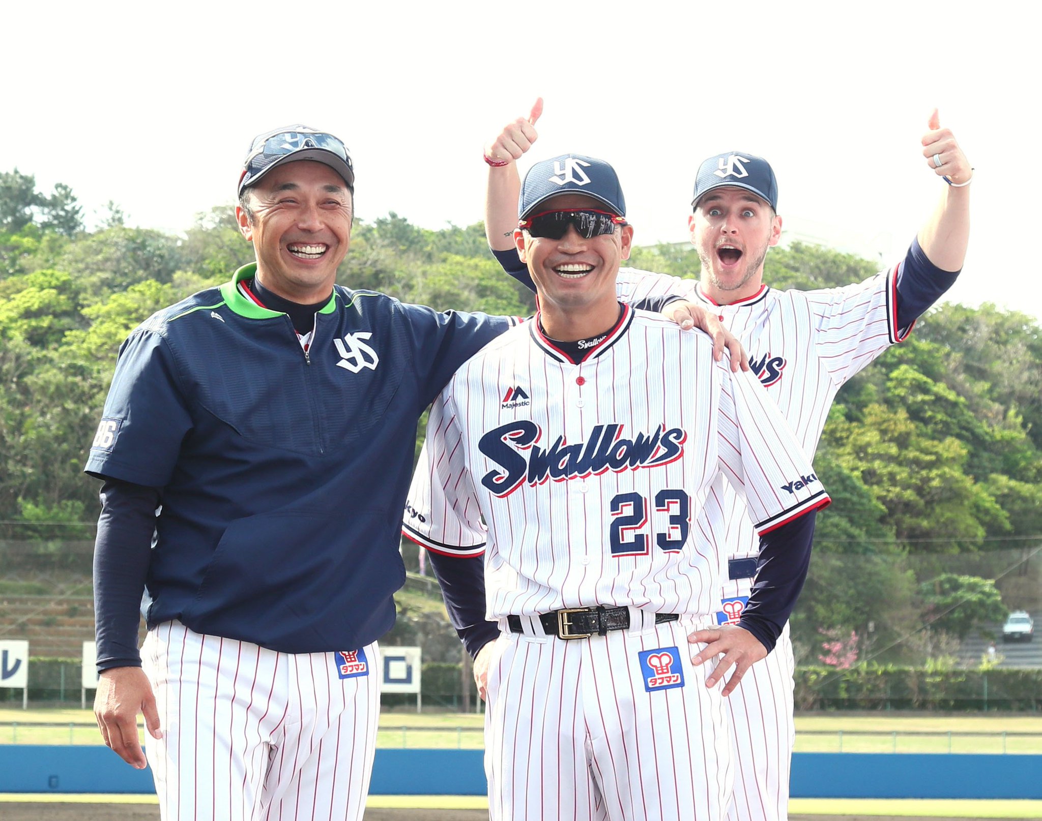 ヤクルトスワローズ 宮本慎也 ユニフォーム 86番 コーチ Sサイズ