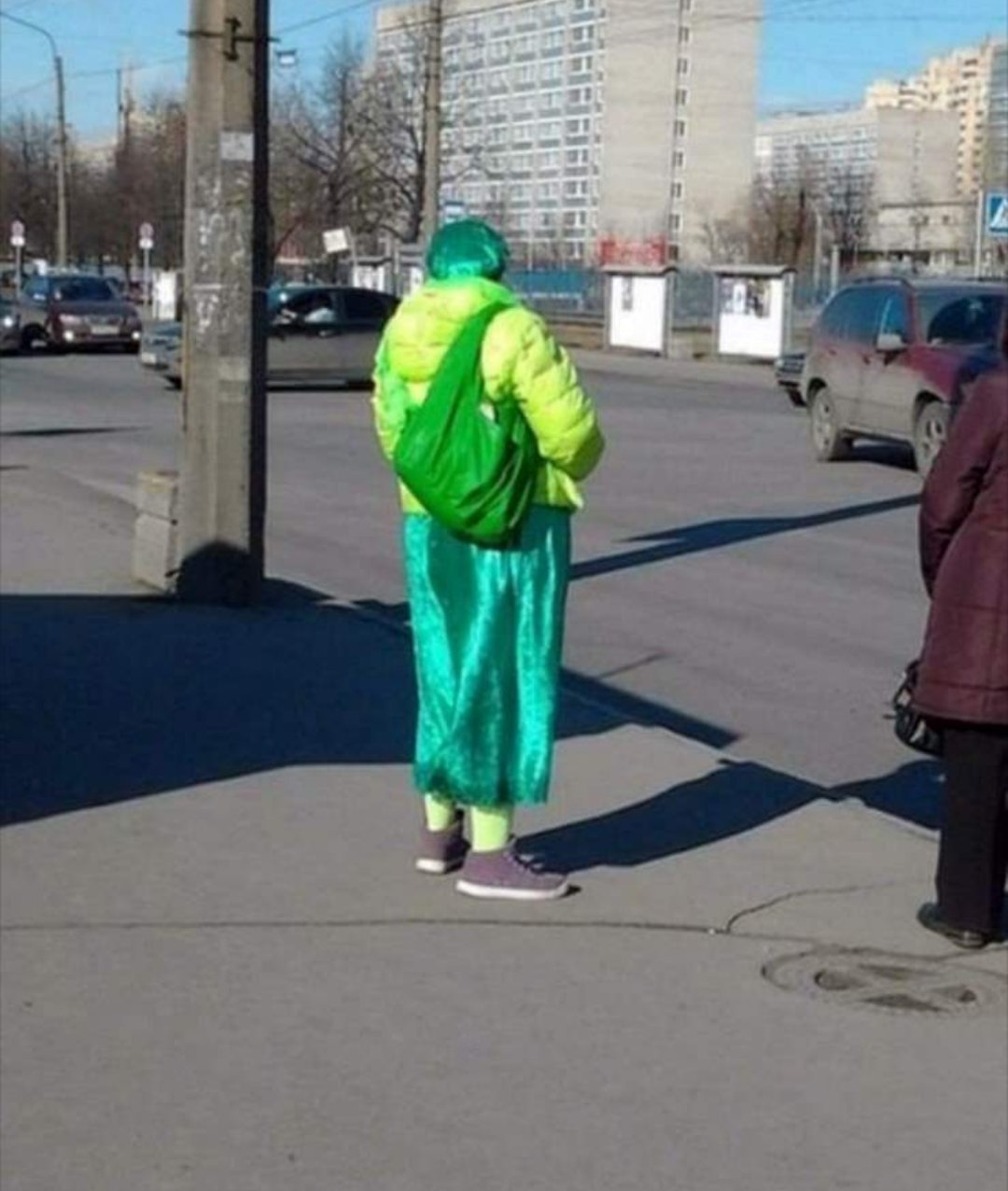 Смешная одежда на улице