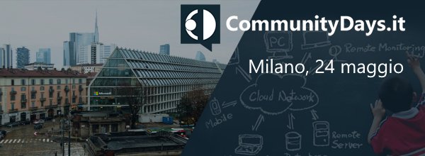 aspitalia's tweet photo. tornano i #CDays18: 24 Maggio a Milano! CFP e iscrizioni aperte.
una giornata intera dedicata al web in tutte le sue forme.
info e iscrizioni su https://t.co/hInTeVx5G9 https://t.co/QXWvxGhl3G