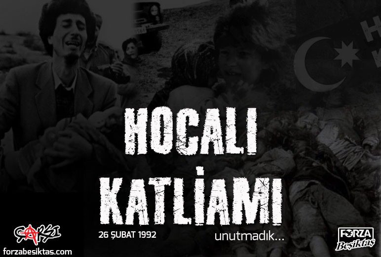 forzabesiktas's tweet photo. Zulmün, katliamın her türlüsüne karşıyız. Hocalı’da yaşananların acısını kalbimizin zulasında taşıyoruz. Unutmadık #HocalıKatliamı https://t.co/f2j5UuFPw7