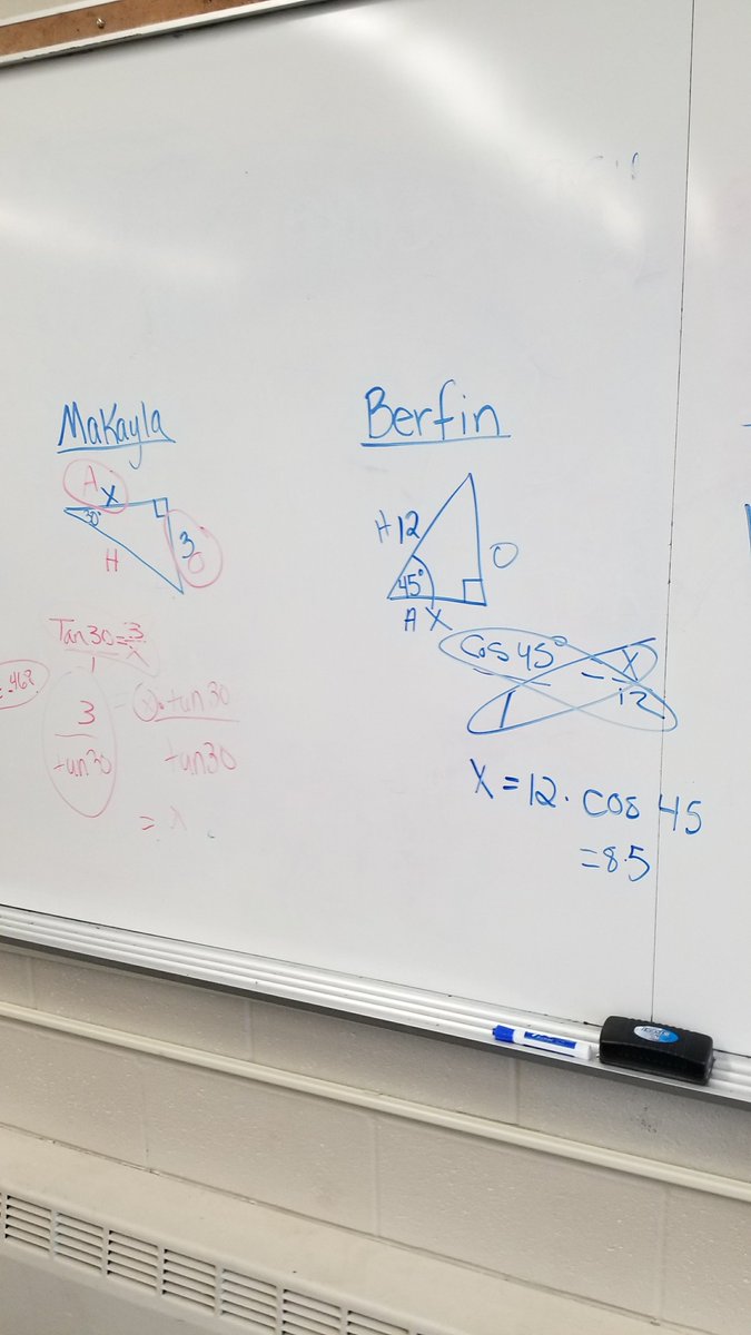 StacyShoemaker9's tweet photo. Reviewing using trig ratios to find the missing side of right triangles via @DiscoveryEd #SOS That Sums It Up with Geometry students @Eastridge_EICSD @AnsonEa23 https://t.co/lCpYqrJFOC
