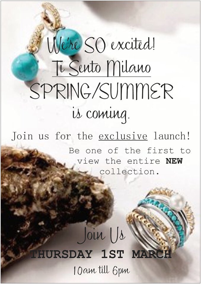 VERY excited about the launch of our new #TiSento Jewellery - you are going to LOVE it.
See you at our event this Thursday!
#shoplocalwales #jewelleryevent #cowbridge