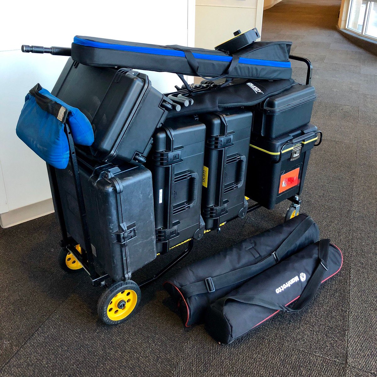 F8Creative's tweet photo. Fully loaded &amp; ready for a great day of production at Spencer Hospital! https://t.co/UbAkHpLsYH