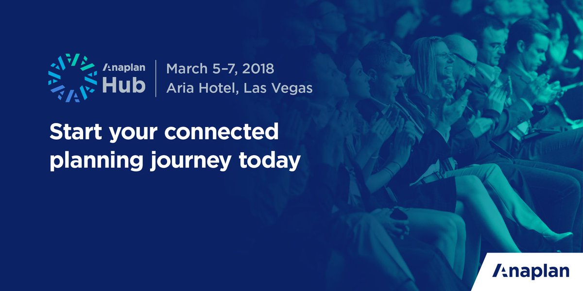 anaplan's tweet photo. There's one week left until #AnaplanHub. Don't miss everything that Hub 2018 has to offer. https://t.co/XiQweogeTk https://t.co/BDIB9UdZ1J