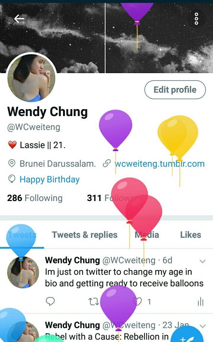 WCweiteng's tweet photo. Yay balloons! https://t.co/eNQWFoN4ia