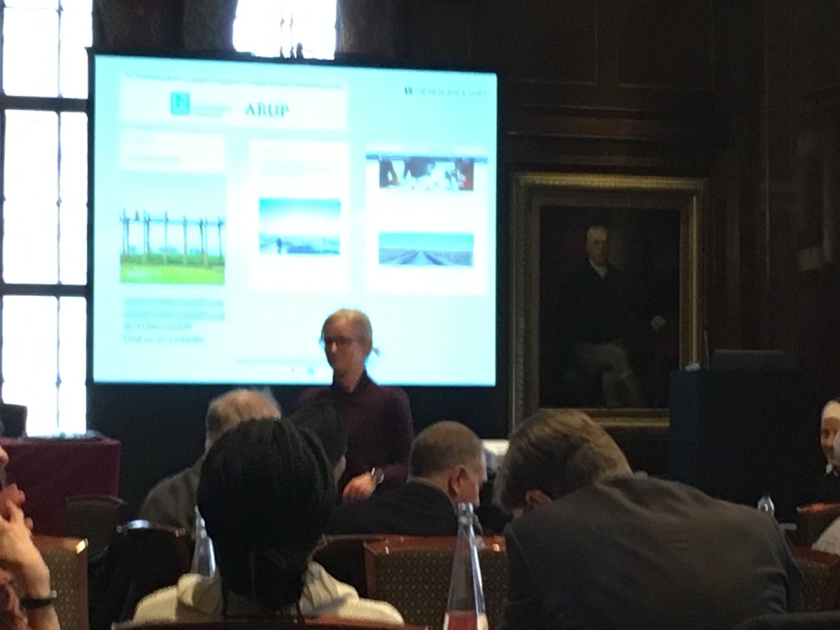 Following up the <a href="/LR_Foundation/">Lloyd's Register Foundation</a>, it's @ArupGroup turn, host of the <a href="/resilienceshift/">The Resilience Shift</a> with Juliet Mian #blackskyresilience