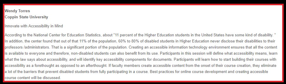 Tech_snacks's tweet image. I am presenting at the @MDLA  (Maryland Distance Learning Assn.) conference on March 8, 2018! bit.ly/2FxIy0i #edtech #accessiblity #CSUtech