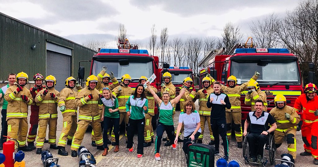 GoTeamNI's tweet image. Northern Ireland Commonwealth Games Team kit for @gc2018 
Big thanks to @NIFRSOFFICIAL for letting us use your Training Centre for our kit packing.  @KukriSports 

#GoTeamNI #ShareTheDream