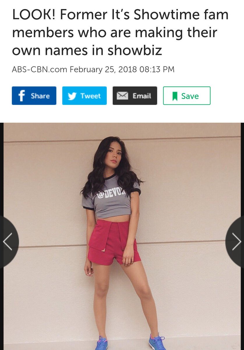 DEVONline_SQUAD's tweet image. Former It's Showtime fam member making her own name in showbiz!

Girltrend DEVON of Showtime ❤

LIKE &amp;amp; COMMENT here guys : 
m.facebook.com/story.php?stor…

©