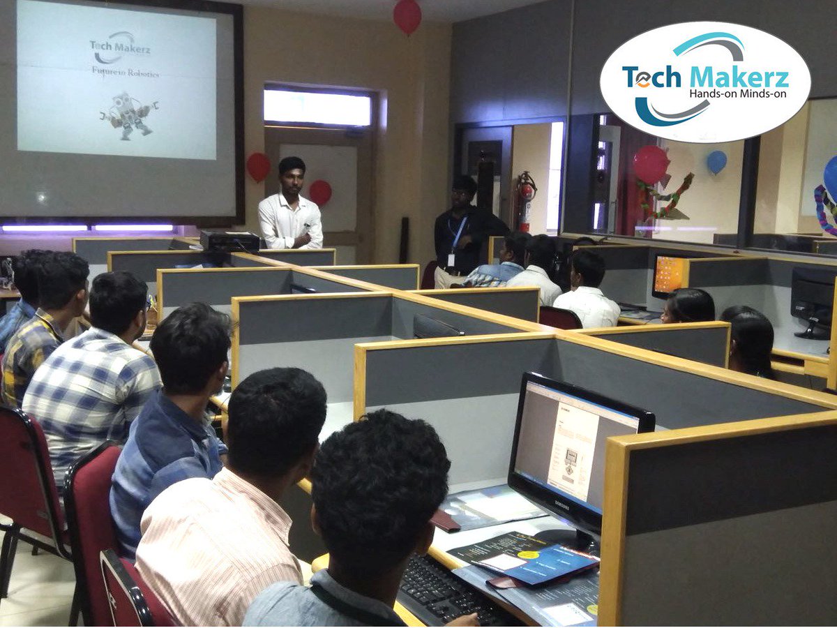 tech_makerz's tweet photo. "You have to dream before your dreams can come true". Students of different college's attended our workshop about #Robotics. They all excited to involve in hands on activities to do their #Engineering &amp; #Science concepts. 
#ProblemSolving #Designthinking #Technology #TechMakerz https://t.co/9gn6Iuhytz
