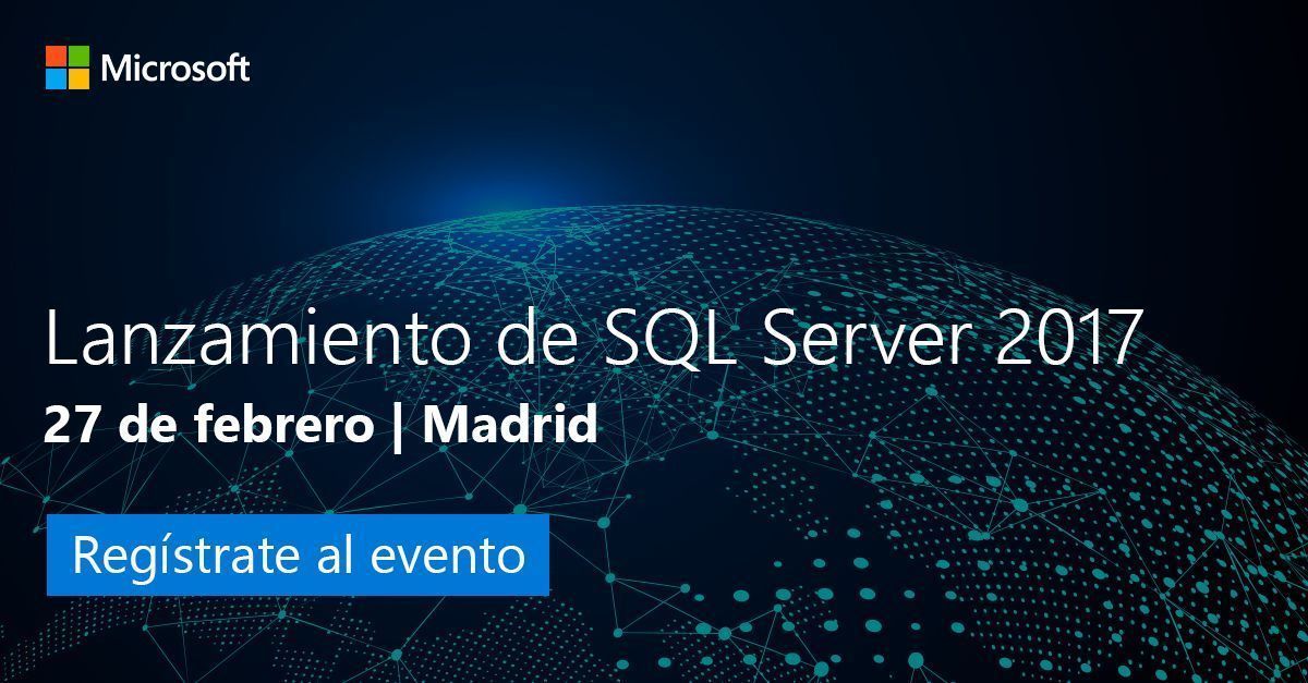 MuyComputerPRO's tweet image. El evento #SQLServer2017, de @MicrosoftES, mostrará a las compañías como liderar gracias a estrategias de #Data e #IA. Regístrate para descubrirlo buff.ly/2sWjoFV