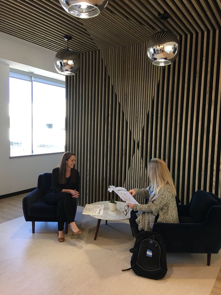 HunterAtWork's tweet image. First Day into @GHD_NAmerica @RegionWaterloo office.  Amazing. First wave in getting safety oriented.   Such a hive of activity!  A work of Art and ready for collaboration and innovation to continue!