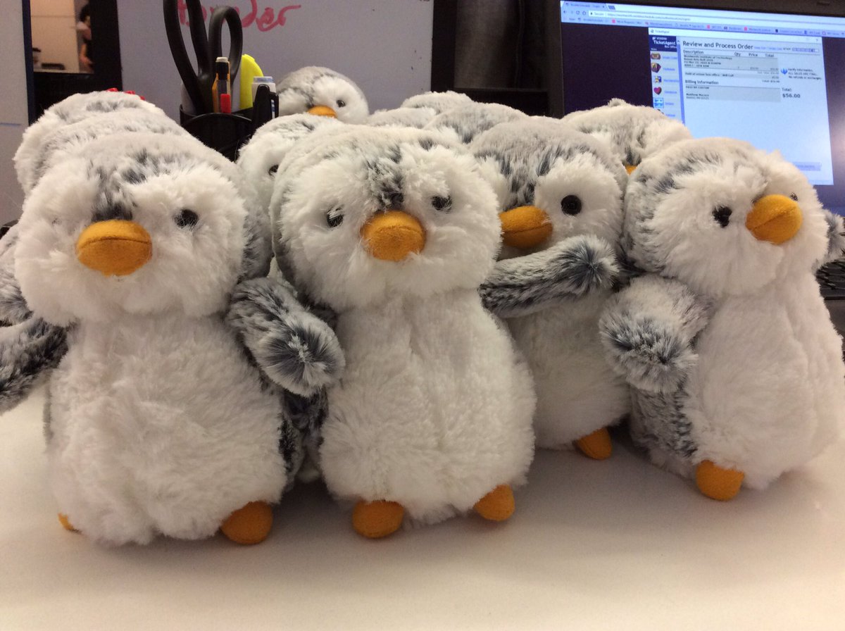 WITInfoHub's tweet photo. If your one of the first 100 people to buy a Beaux Arts Ball you get a super adorable penguin. Come get them cause they're going fast. https://t.co/RRNILXKbBo