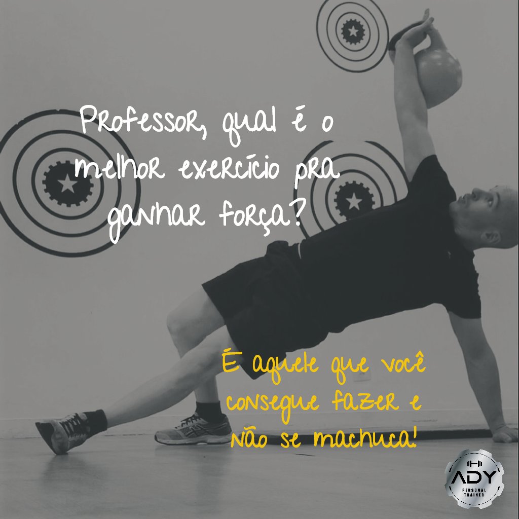 adyleite5's tweet photo. Você quer melhora sua força mas termina com dor nas costas?
O teu ombro sempre dói mas você insiste no exercício?

Você não vai chegar muito longe se ficar insistindo no que te prejudica! O ganho de força é fundamental para melhorar qualquer capacidade... #adycas https://t.co/BeGqZf0xNg