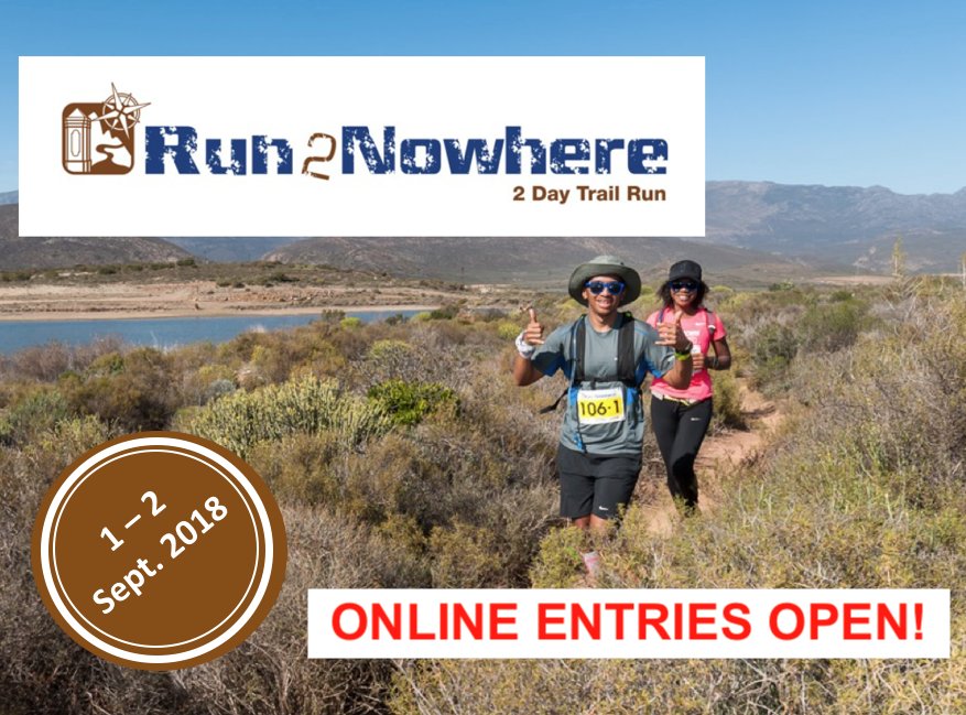 ONLINE ENTRIES ARE OPEN! 🙌 #run2nowhere ENTER HERE 👉 entries.ride2nowhere.co.za
A run for everyone! Moderate distances &amp; scenic trails. For first timers &amp; experienced runners.#r2nevents #trailrun #trailrunning #stagerace