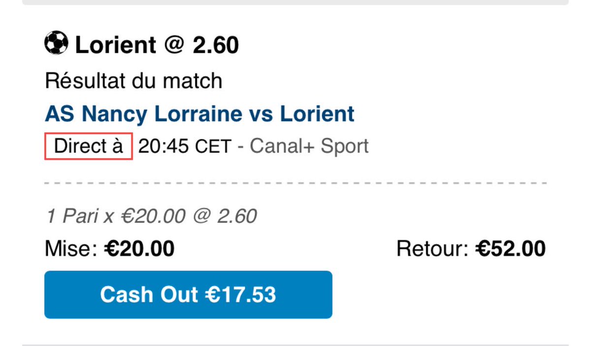 StokeBetting's tweet photo. 💸 #Pronostic du jour 💸

⚽️ #Ligue2 : 
Lorient

Cote total : 2,60

Mise : 4% 

❤️&amp; ♻️ Pour soutenir la page !

#TeamParieur #ParionsSport https://t.co/CskCAXHqG4