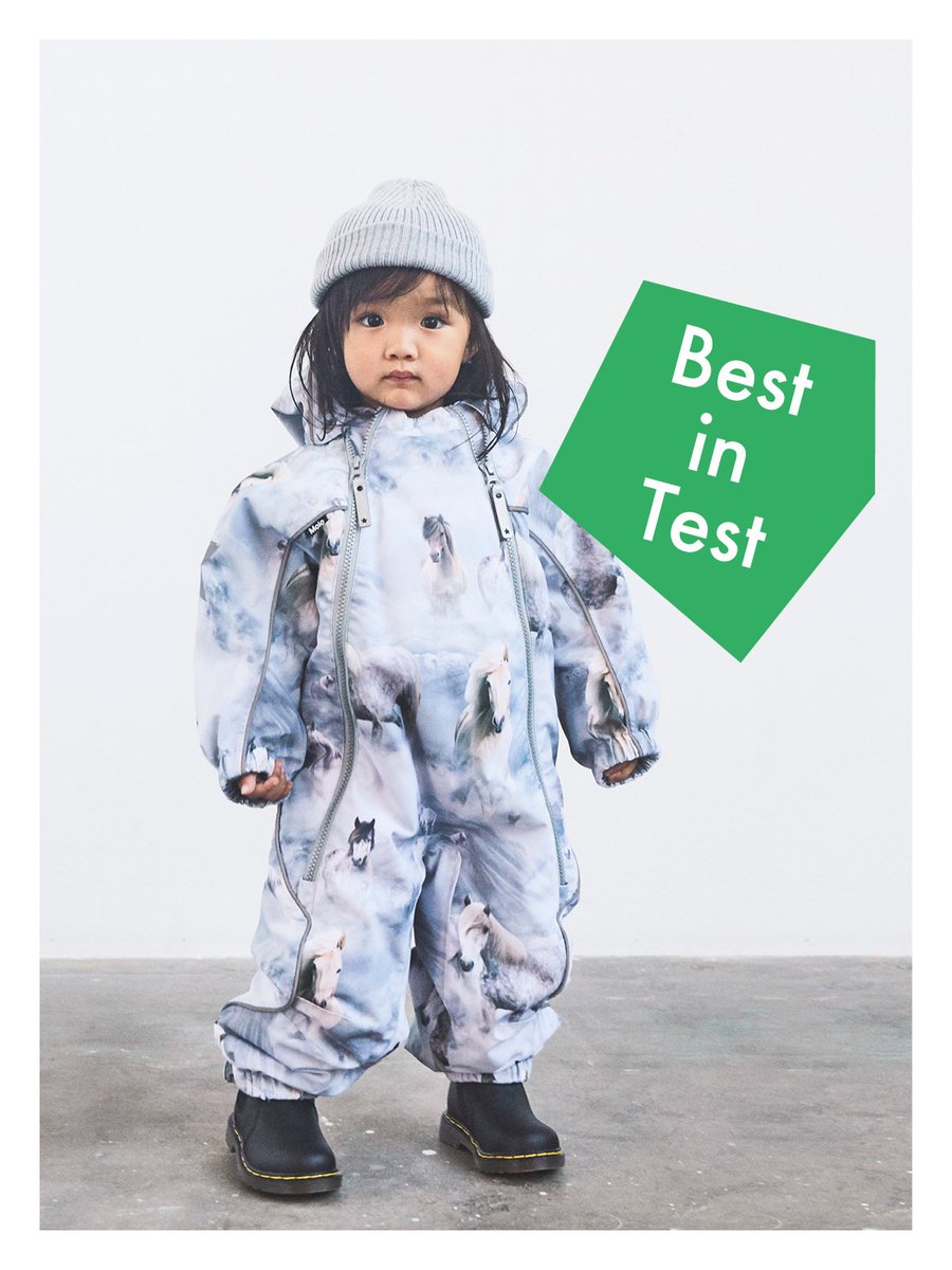 Molo's Pyxis snowsuit is 1 out of 3 test winners in a recent PFC-free test where 31 out of 34 brands failed! We pride ourselves on producing safe children's wear without any harmful substances and all of Molo's outerwear are PFC free. Read more here: molo.to/_bestintest