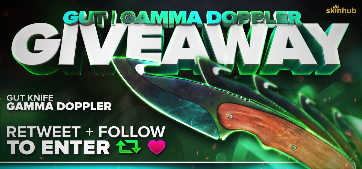 kit7213523's tweet photo. π Gut Knife | Gamma Doppler Giveaway
* RT & Follow!
* Test: https://t.co/IKPh8in7BH
Winner in 24 hours! by #AlienFam8 via @c0nvey https://t.co/DSw3HUrYQ4
