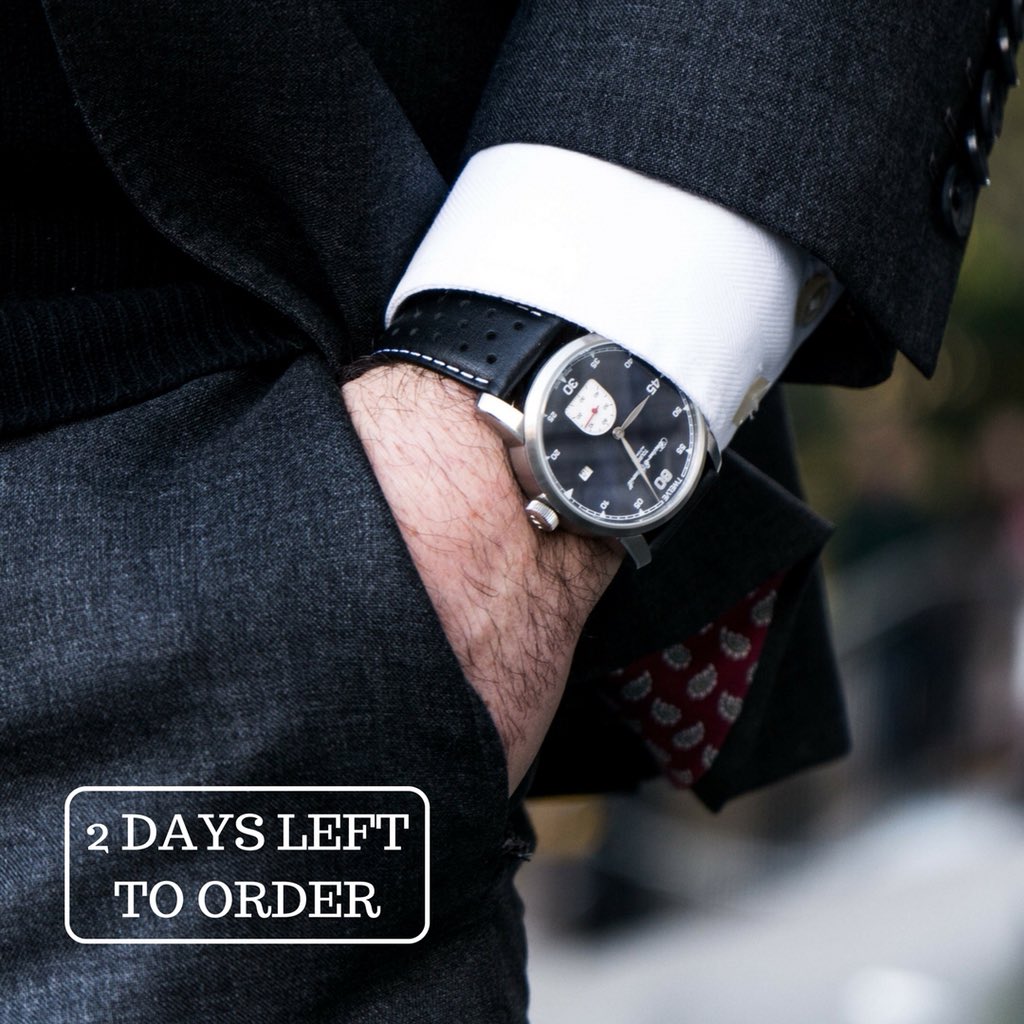 Have you ordered your Tourer yet? If not there’s still a couple of days left...
bit.ly/BSTourer

#twodays #watches #newwatch #britishdesigner #kickstarter