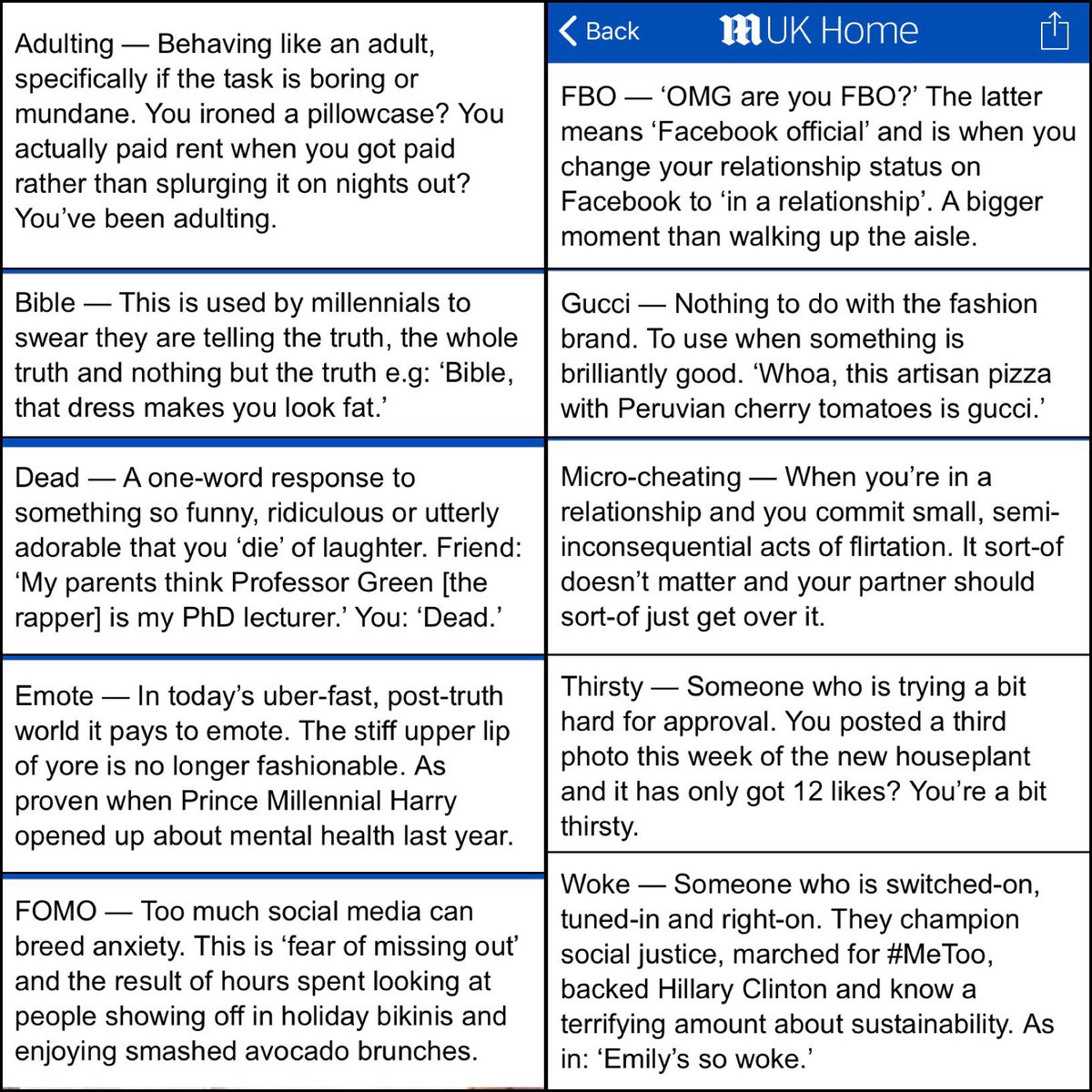 generational slang generational slang