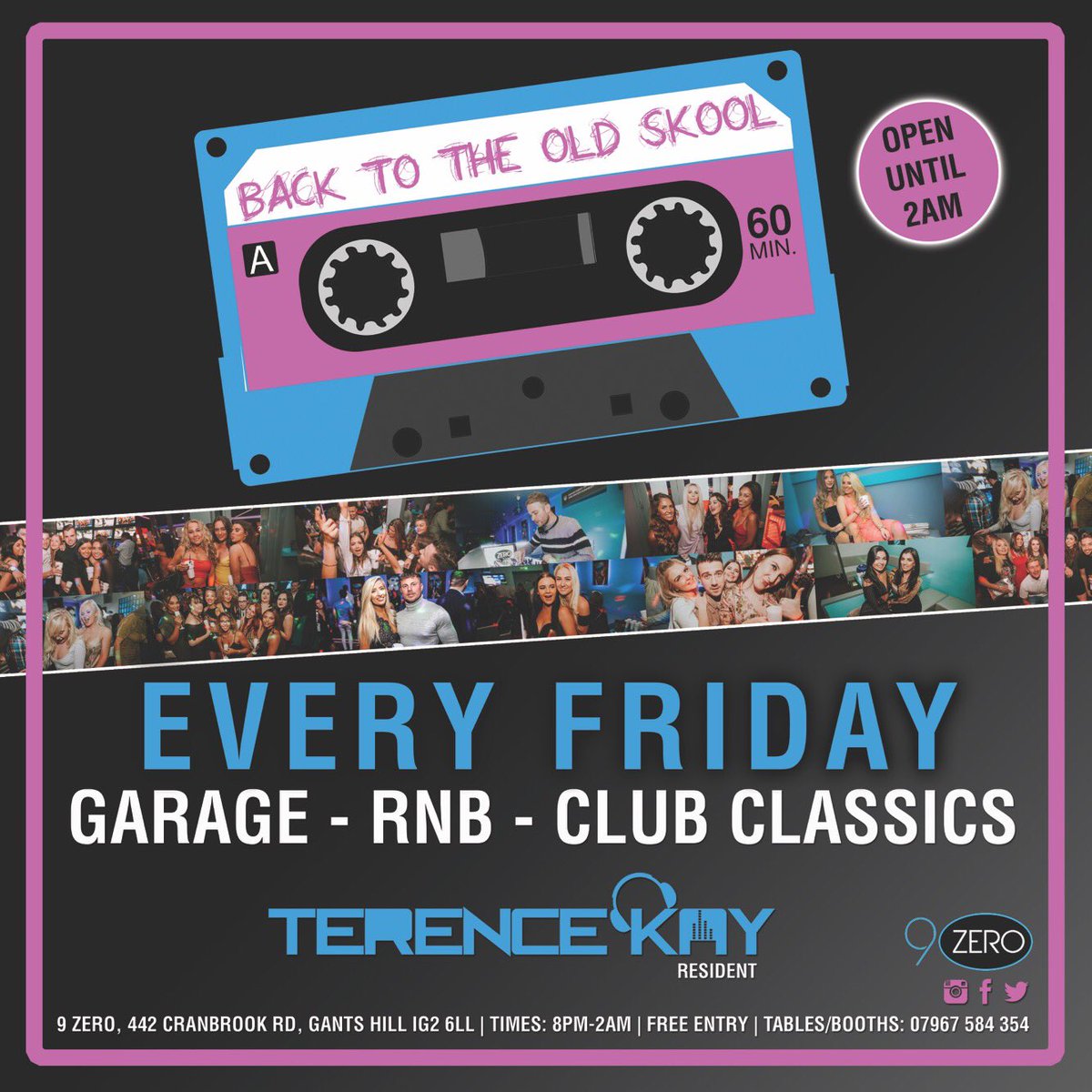 Every #Friday <a href="/9ZeroBar/">9zero Bar</a> #Essex // We go #BackToTheOldSkool w/ <a href="/TerenceKayDJ/">OLD ACCOUNT - FOLLOW @DJTerenceKay</a> playing #Garage #RnB #ClubClassics // Free Entry // 8pm-2am