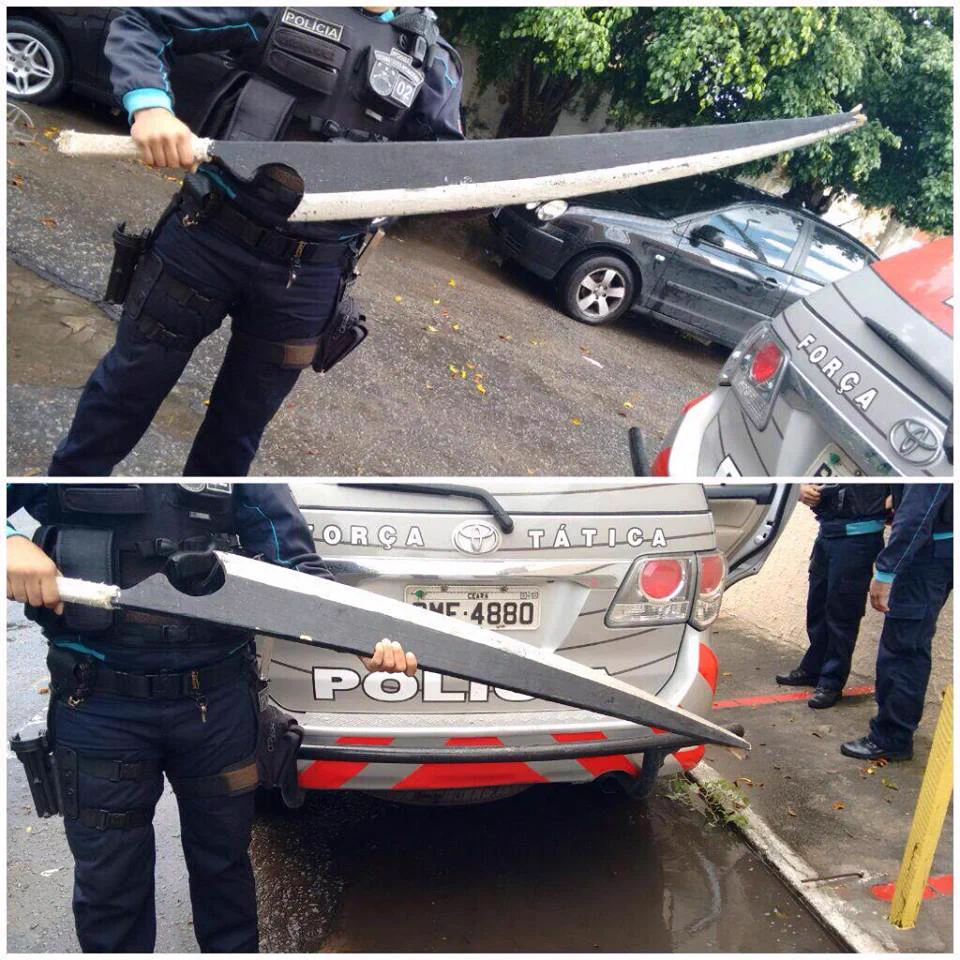 海外はスケールが違う？ブラジル警察が押収した武器がやばい！