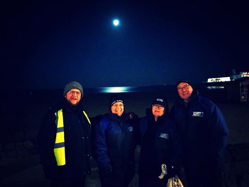 WSMStreetPastor's tweet photo. Here is the team out gone 3am on Saturday! It was a busy night! Hope everyone had a fun time and got home safely! #loveweston #serveourtown https://t.co/U0f225oY7T