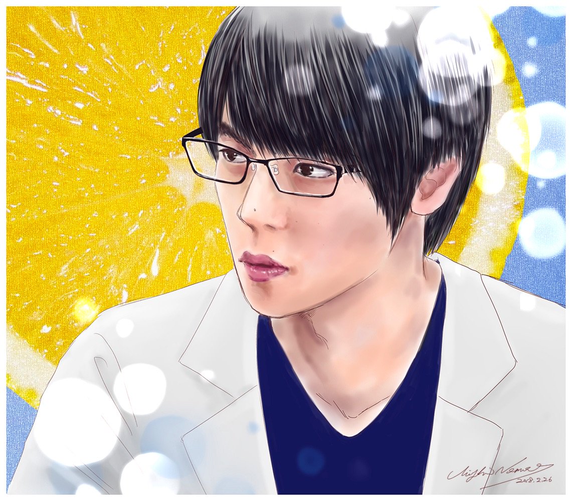 野間美由紀 アンナチュラルイラスト企画 窪田正孝さんを描いてみました 野間美由紀 アンナチュラルイラスト企画 窪田正孝さんを描いてみました