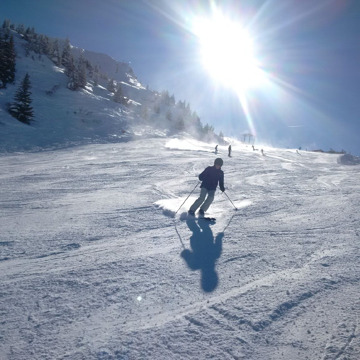 AmbPoupart's tweet photo. As the #PyeongChang2018 Winter #Olympics come to a close, my own personal tribute to the Olympic spirit & to all @TeamCanada athletes: Rediscovering the joy of skiing ๐ฟ after a 20-year hiatus #LetsDoIt #Challenge47 #MensSanaInCorporeSano https://t.co/0xAxU3ELtm