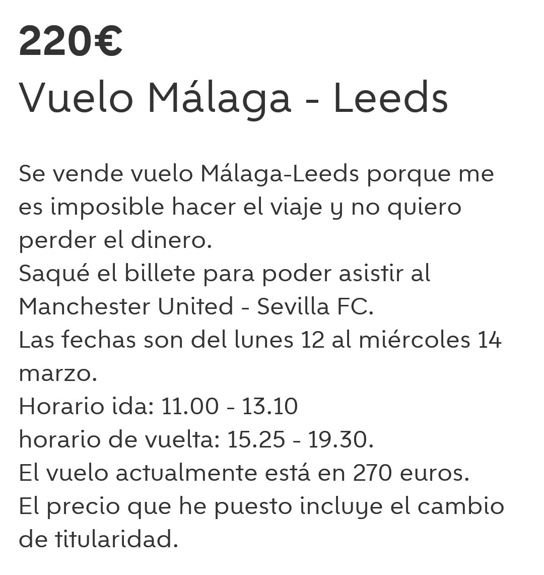 vdelsaz20's tweet photo. Por favor, RT. No puedo ir a Manchester a ver el partido e intento vender el vuelo! @manu_svq @_ManuSanchez_ @moedetriana @JRMORALES_SFC @JuanCala_16 @butacondelgarci https://t.co/8QLQXhkwdf