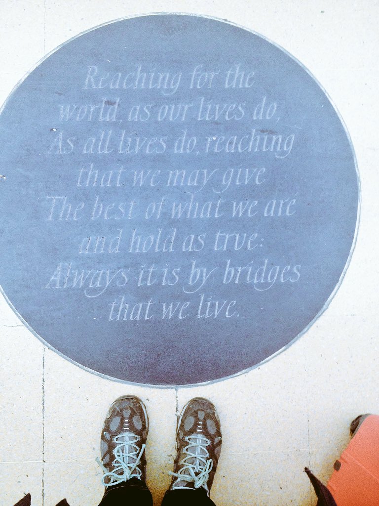 DiverseLearners's tweet image. @theRCOT @RCOTStudents  @LouiseC_SoR @preston_jenny @OTinretirement @SetG75 @Kinahm22 
Setting off from Hull (no snow yet) for the learning party and bumped into Phillip Latkin and this very apt quote embedded into the floor.  #RCOTLearning18