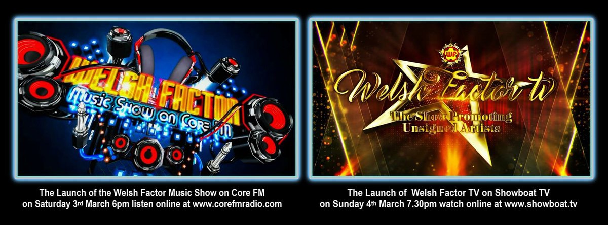 WelshFactor's tweet photo. Busy weekend coming up wit the launch of The #welshfactor radio Music show on @corefuturemusic on sat at 6pm & #welshfactortv on Sunday on 7.30pm on @ShowboatTV You can catch the very talented @richiedewsmusic on both of my shows, check out his new track #hologram https://t.co/bgCTQY4AKp