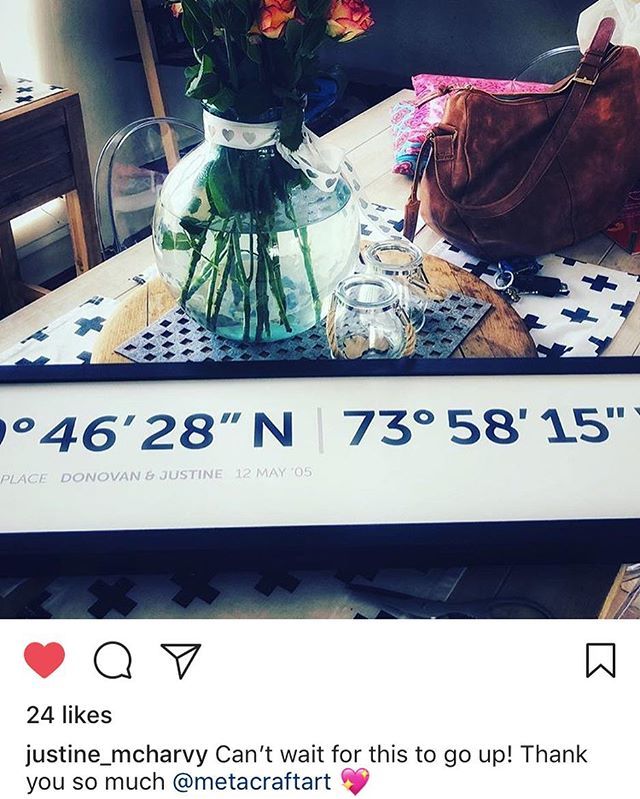We love it when you share pics of your #locationart with us. Thanks @justine_mcharvy 😉

#homedecor #art #decor #canvas #tw