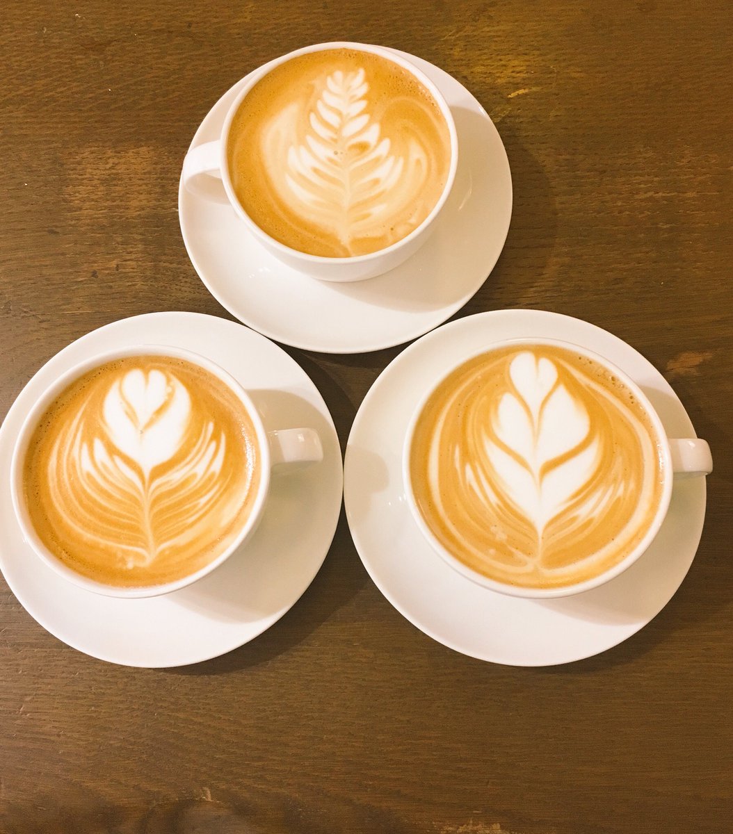 The lovely Chelsea ‘busting bare patterns’ on some flat whites this morning ☕️ #sbux #starbucks #flatwhite <a href="/Chelseax199012/">Chelsea</a>