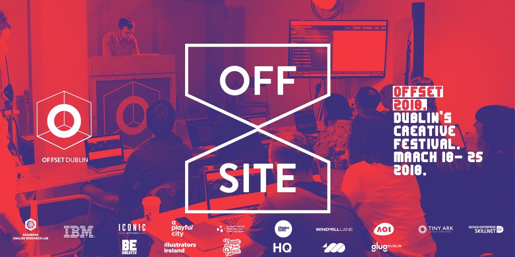 Hey Offsetters! Guess what? #OFFSITE is back running from the 18th-24th March <a href="/IconicOffices/">Iconic Offices</a> &amp; other hotspots| #OffsetDUB fringe festival is filled w/ Masterclasses,  Workshops, Panel Discussions, Exhibitions, Music, Illustration &amp; Lunchtime Talks + more 
bit.ly/offsite-2018