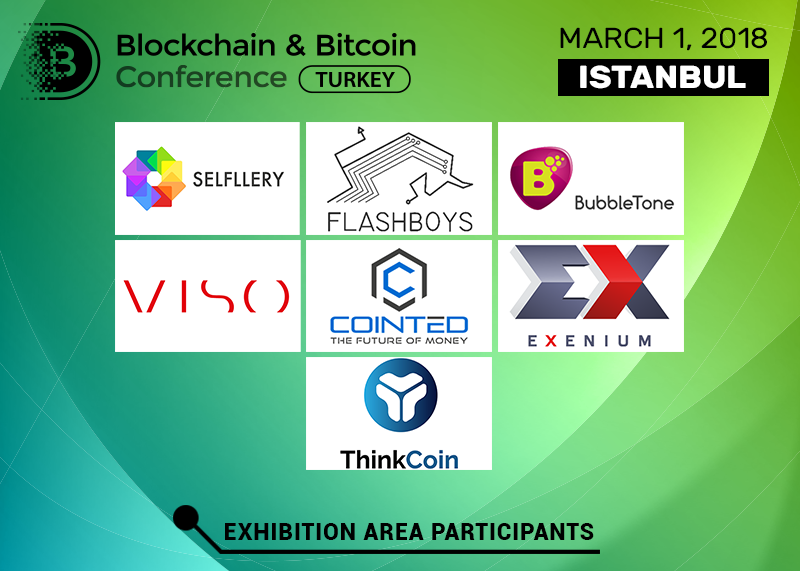 Blockchain_Conf's tweet photo. ☝️#BBConfTurkey will feature a major exhibition of cryptocurrency hardware and software:
* @ExeniumExchange 
* Platinum Sponsor @ThinkCoinToken 
* Bronze Sponsor @selfllery 
* @flashboys_io 
* @bubbletone_eng
* @VISOpayments 
* @Cointed0 

Details ▶️ https://t.co/Uni5WLNw9W https://t.co/tDKekY2Edf