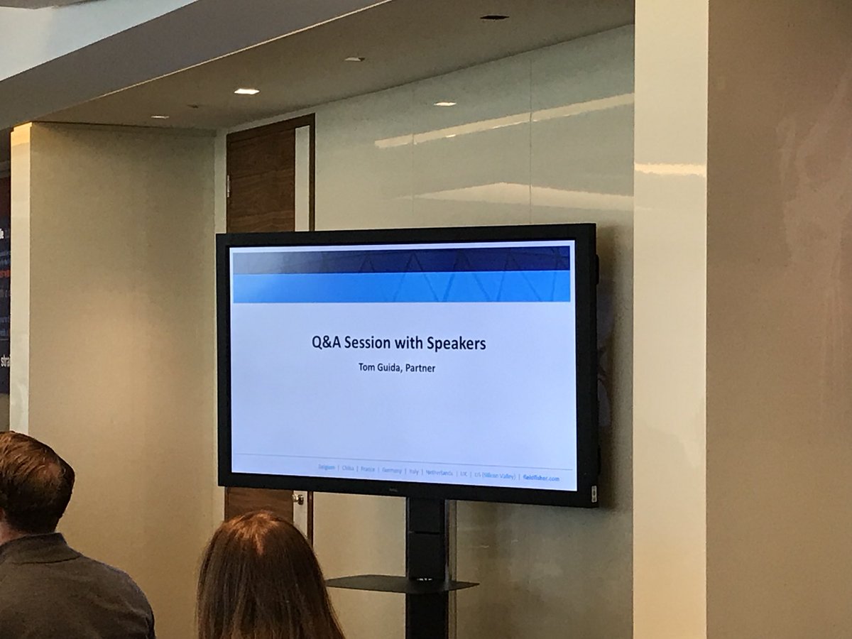 FieldfisherSCRN's tweet photo. @TomGuida chairs a Q&amp;A session with our speakers! Have your questions ready.... #MediaCrammer2018 https://t.co/zQAE0m849D