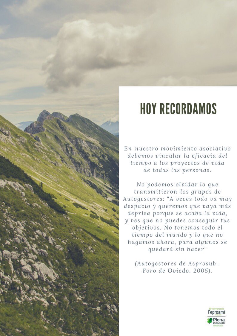 feproami's tweet image. Recordamos... #proyectosdevida #discapacidadintelectual #vidasplenas