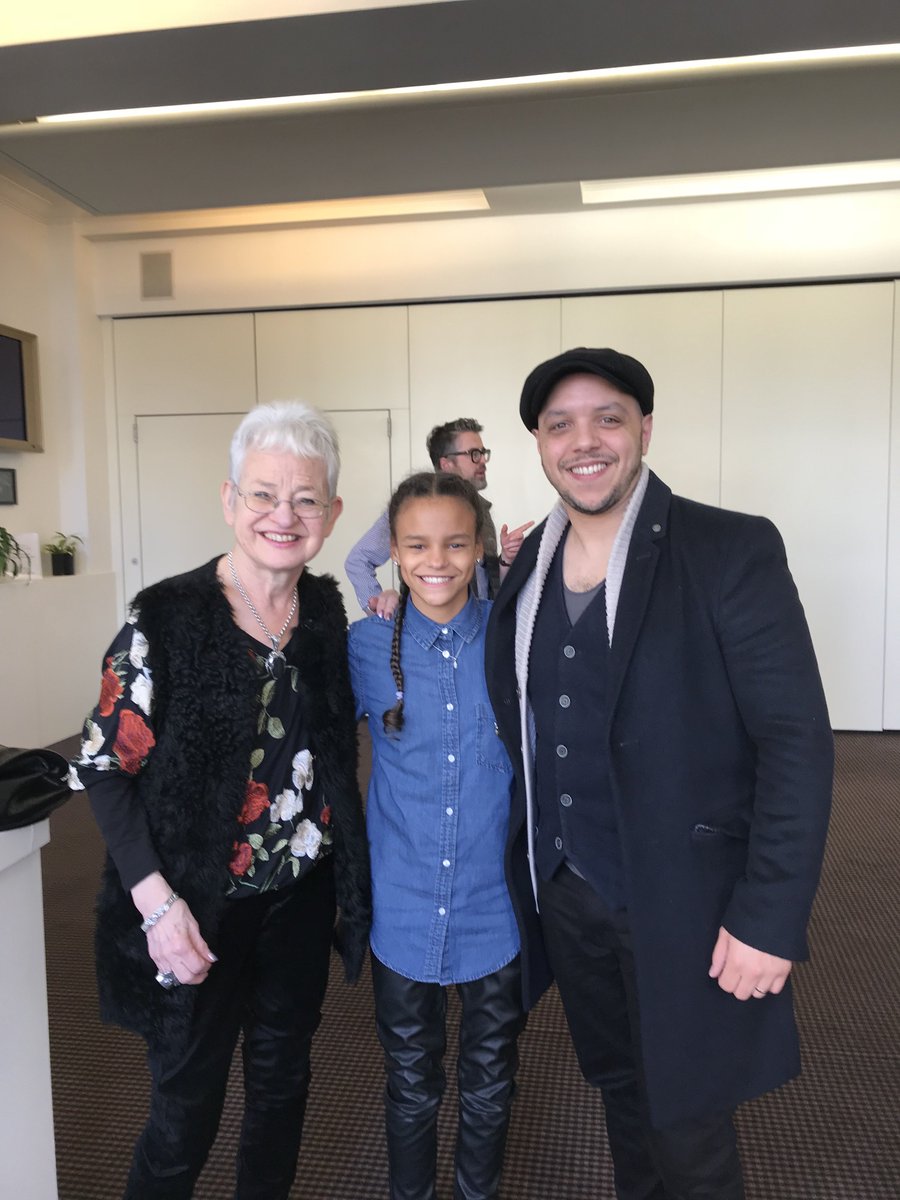 Our student at the <a href="/BAFTA/">BAFTA</a> award ceremony alongside Jaqueline Wilson for the premier of 'KATY' set to air 13th March on <a href="/cbbc/">CBBC</a> . Very proud!