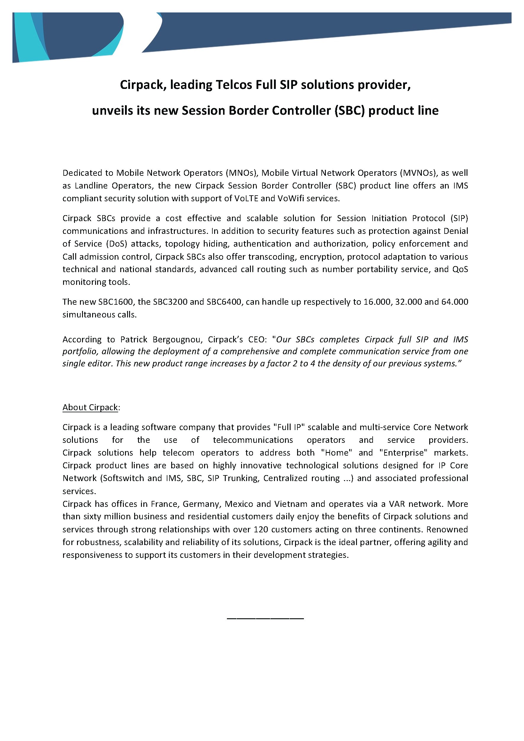 Cirpack on X: &ldquo;Live from #MWC2018 by @GSMA. Cirpack, leading 