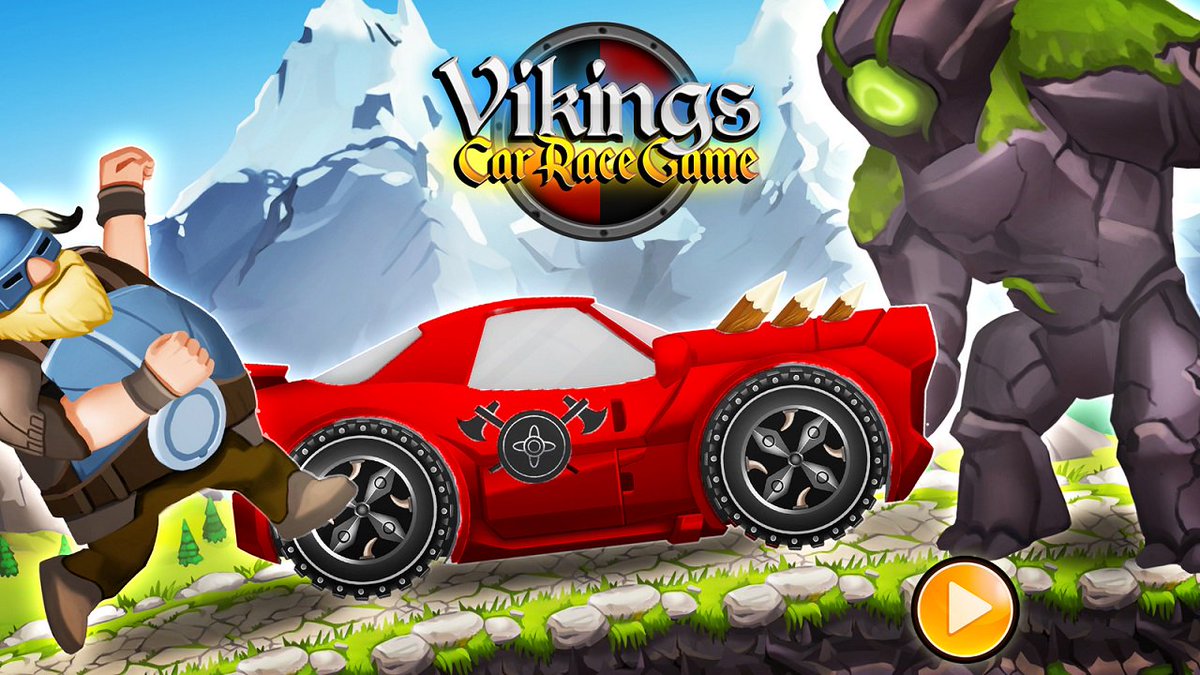 TinyLabProd's tweet image. NEW GAME released! &quot;Viking Legends: Funny Car Race Game&quot; ⛰️ 🚗 💣 Available on Google Play: bit.ly/2F46E4W and Amazon: amzn.to/2FwXM5r