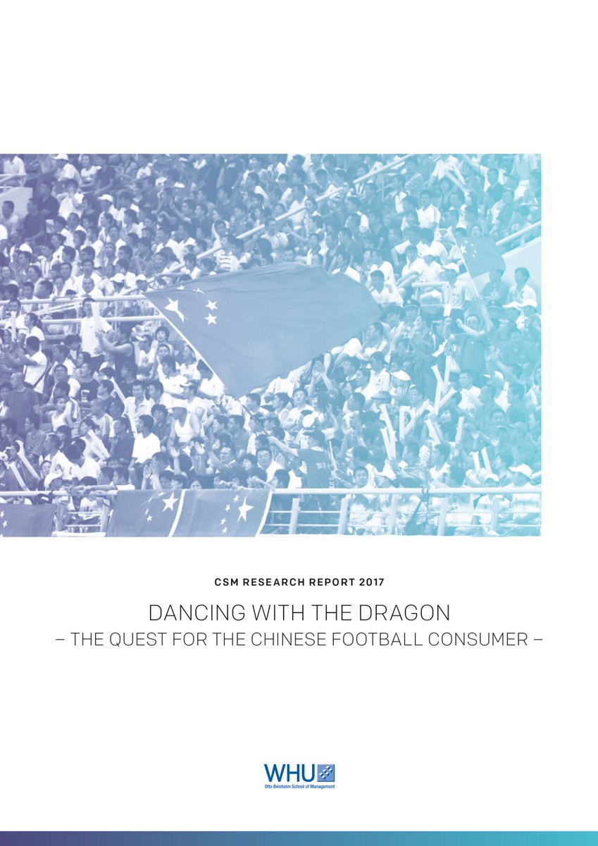 ProfSLS's tweet photo. What does the typical #Chinese football fan look like? Have a look at our latest #research #report: "Dancing With The Dragon: The Quest For The Chinese #Football Consumer": https://t.co/ueuvMgEydW #futureofsports #china @schreyerforscht @caropaeffgen https://t.co/sVLxBkDwtW
