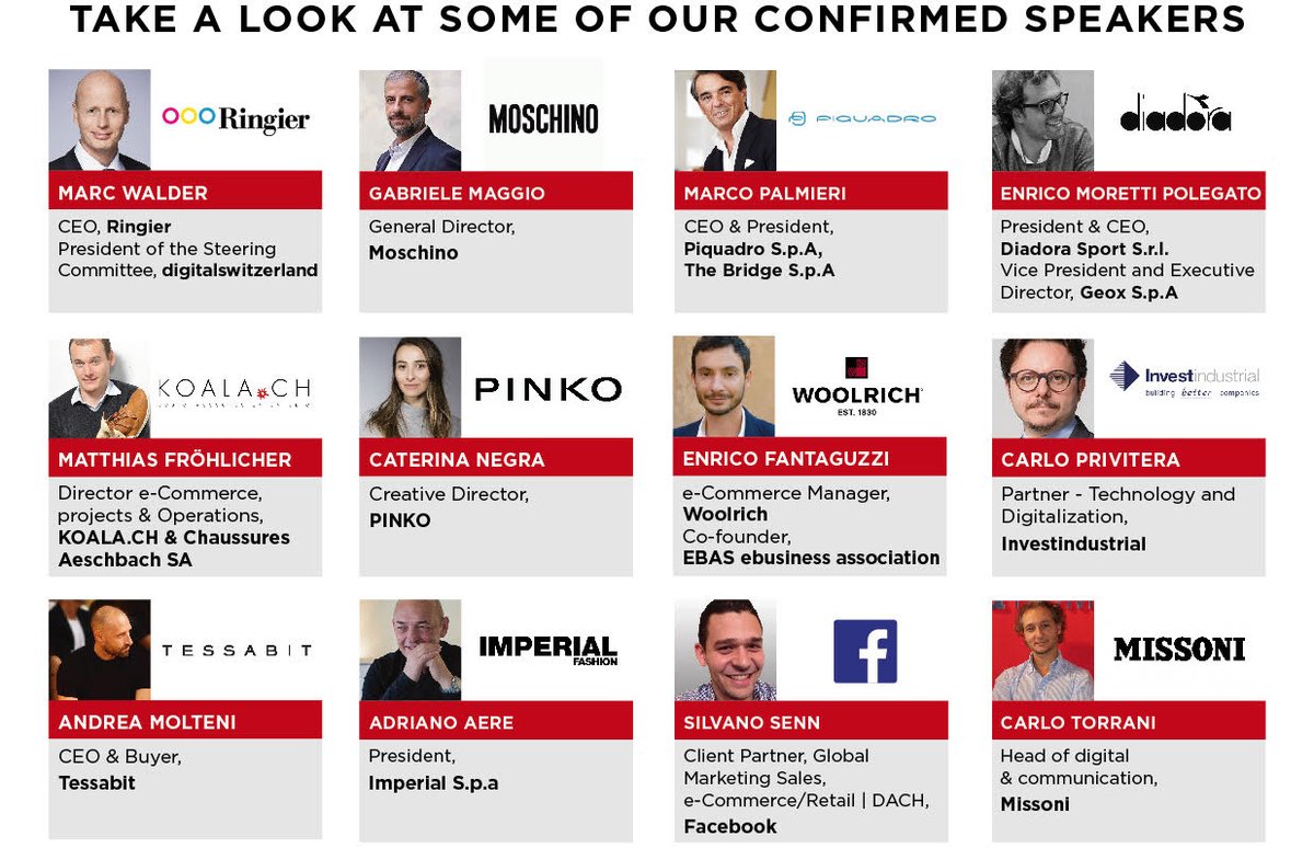 fiwlugano's tweet photo. Only 1 month to our  #Innovation meets #Fashion event: #3d prototyping, #AI, #omnichannel, #sustainability, #exports, #blockchain some of the topics to be discussed by industry leaders, on 26/3 at LAC Lugano.
Early-bird tickets and more information here:   https://t.co/MizHx3GoTo https://t.co/Ed5YC3abVU