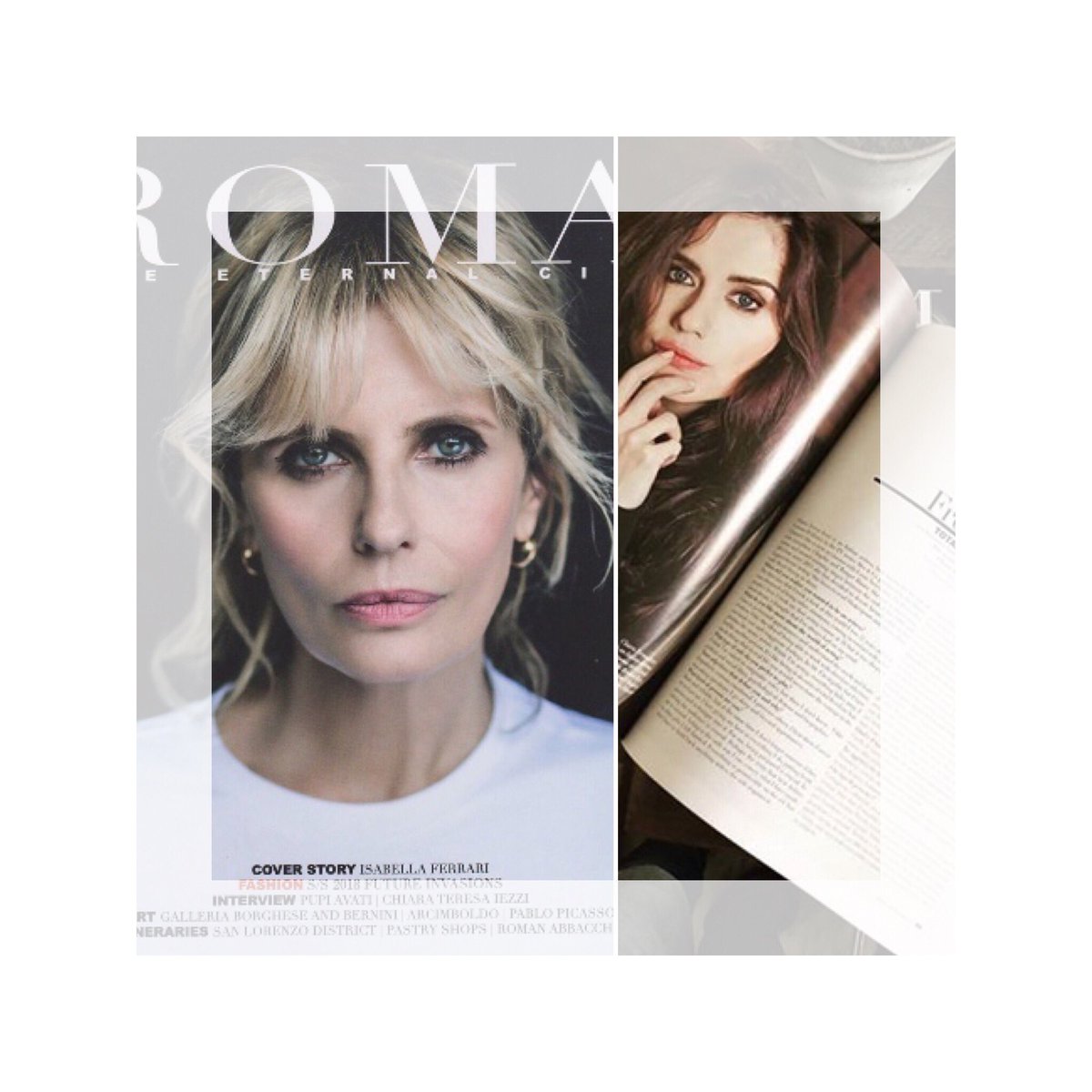 Chiaracohenweb's tweet image. Still available until half March #romatheeternalcity #mag #myinterview #inside
