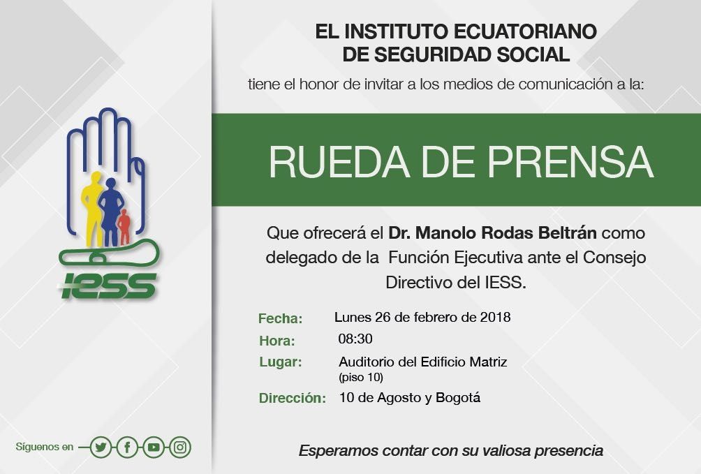 ManoloRodasB's tweet photo. Llevaremos una gestión con total apertura y transparencia. Invito a los medios de comunicación a la Rueda de Prensa que daré hoy a las 08h30 @IESSec https://t.co/VGcqGBepzK