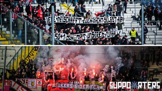 Faszination Fankurve Der lock Wurzburg Feierte 10 Jahre Freundschaft Zu Fcaugsburg Fans Mit Pyroshow Scpaderborn Fans Mit Choreografie Scpfwk T Co 6qrekror9f T Co 5nzcvplsej