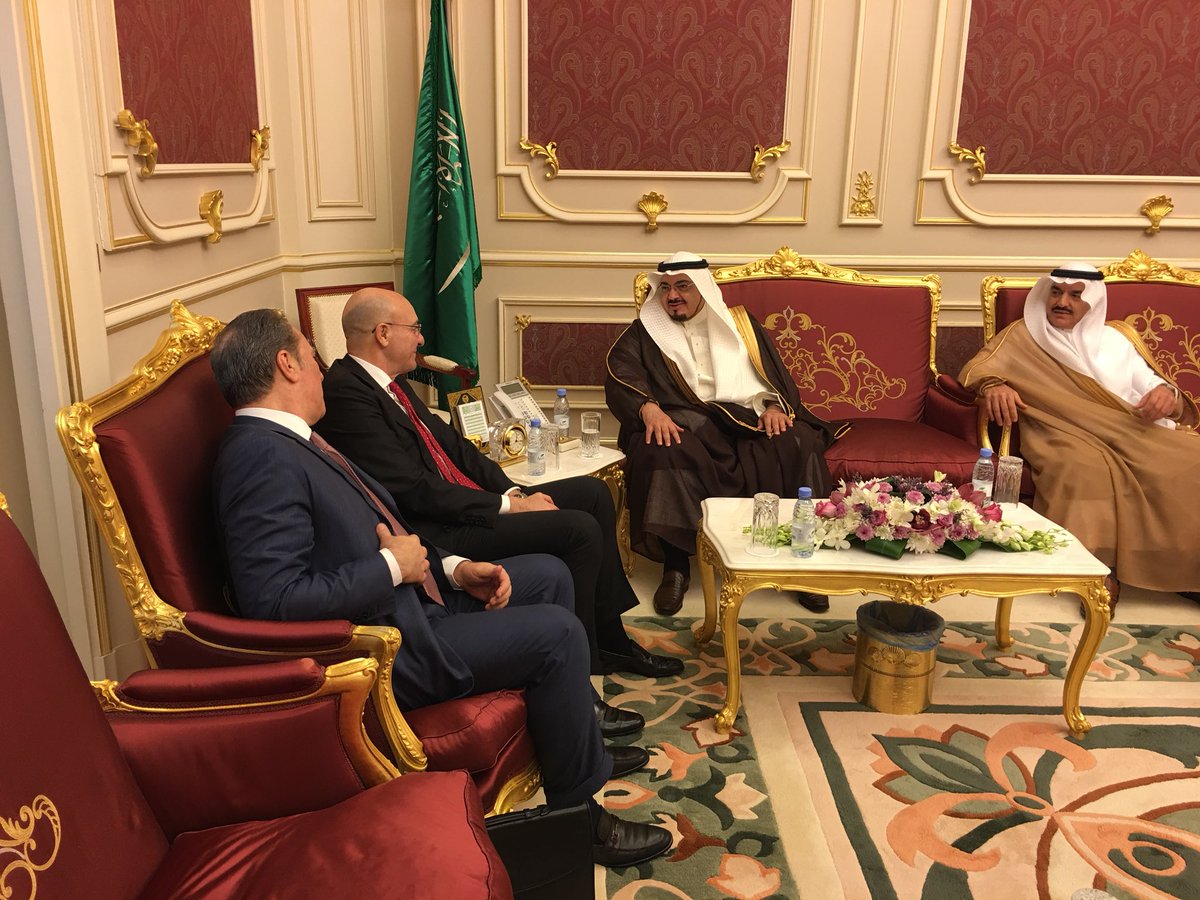 ItalyinKSA's tweet photo. Long &amp; cordial meeting @ShuraCouncil_SA bw Senator @Latorrenicola &amp; Deputy Speaker Dr. Mohammed Aljefri. Regional crisis &amp; bilateral relations at the center of their conversation. #Italian &amp; #SaudiArabia parliamentary diplomacy. @SenatoStampa https://t.co/sFp7Uy5ukQ