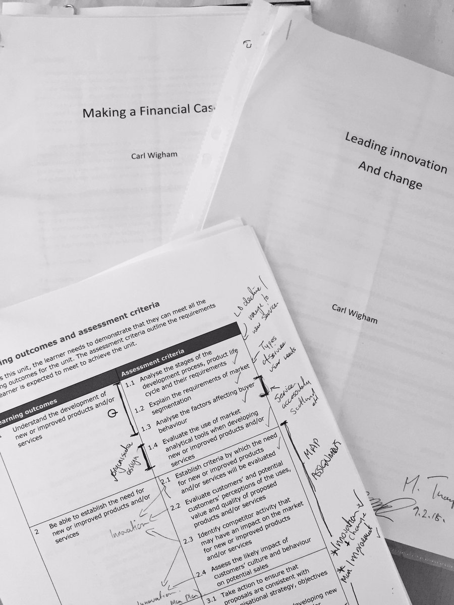 carl_wigham's tweet image. Advantages of evidence gathering from mapping assignments = less written work. Disadvantages = re-reading so many old assignments... @InstituteLM @tynemet #LeadershipStudy